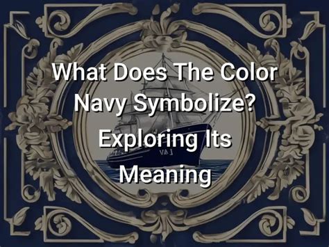 what color does navy symbolize.